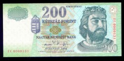 2006 200 Forint FC - alacsony sorszám