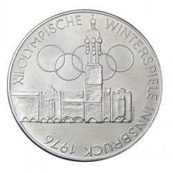 Ausztria 1975 100 Schilling Innsbrucki téli olimpia II - Hall