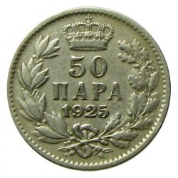 Jugoszlávia 1925 50 para